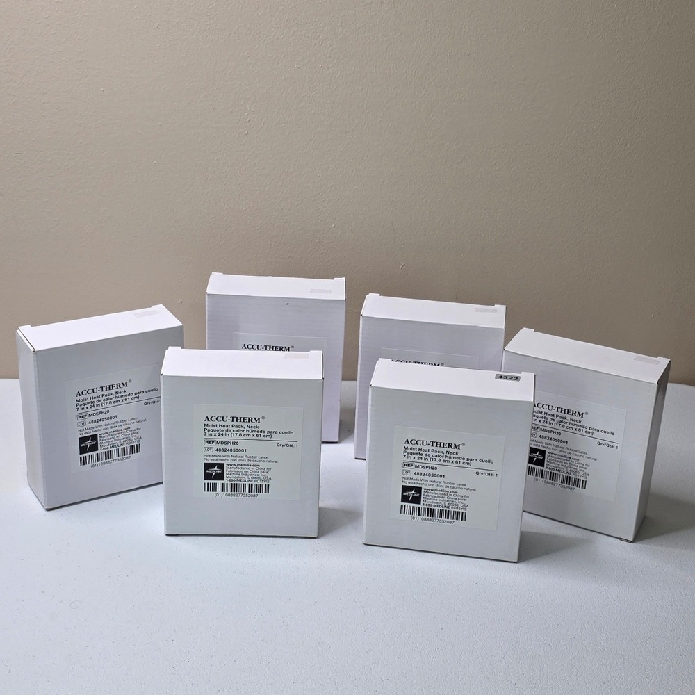NWT Medline Accu-Therm Moist Heat Therapy Packs Case of 6 MDSPH20 Reusable - Picture 1 of 4